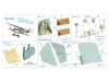 Quinta Studio QD32239 Fokker D.VII 3D-Printed & coloured Interior on decal paper (Wingnut Wings) 1/32